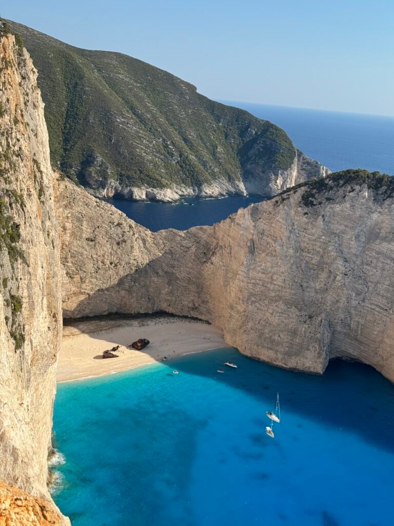 navagio beach shipwreck viewpoint