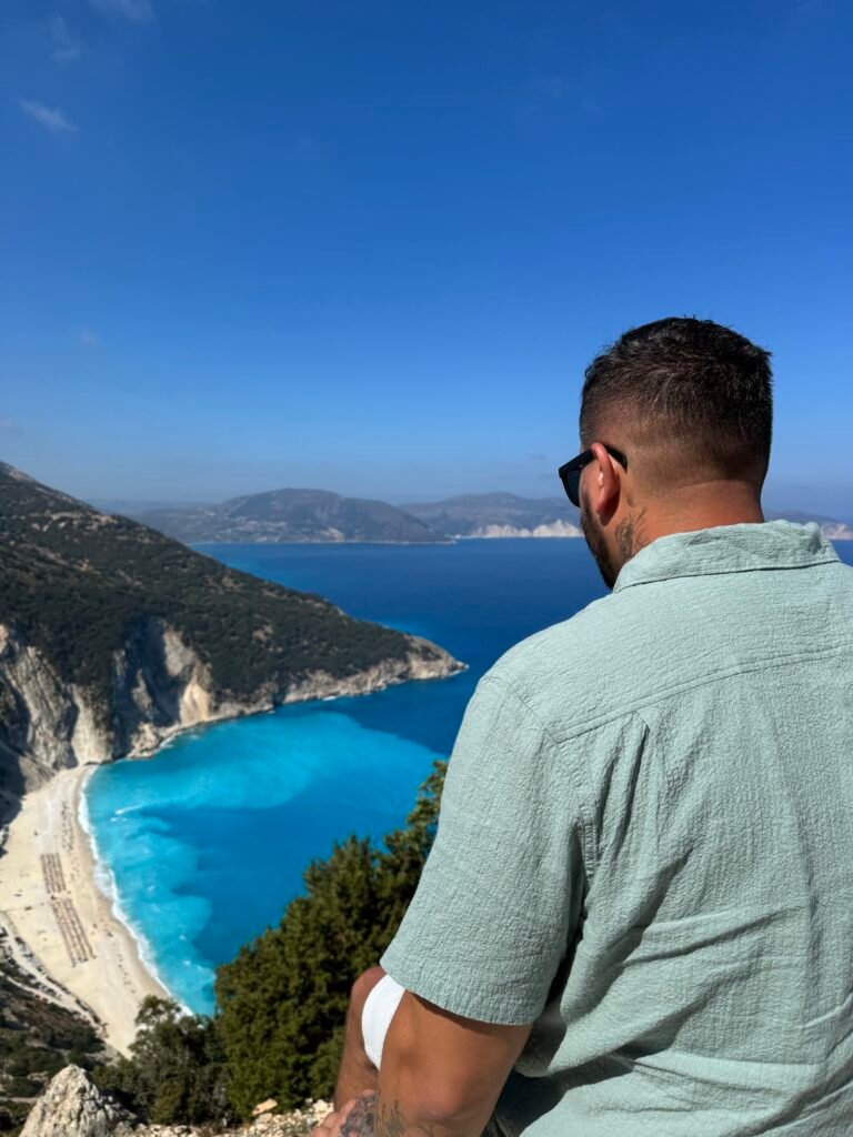 rod kefalonia greece myrtos beach viewpoint