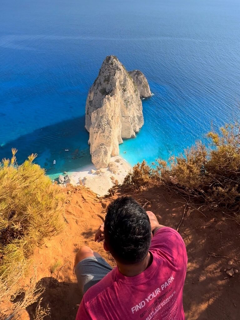 rod myzithres viewpoint zakynthos greece